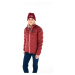 Dámská zimní péřová bunda KILPI PAPILON-W tmavě červená