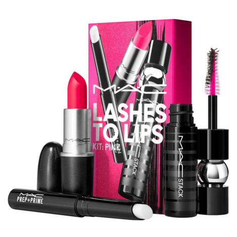 MAC Lashes To Lips Kit PINK Make-up Set 1 kus