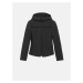 Bunda trussardi quilted hoodie jacket soft nylon wr černá