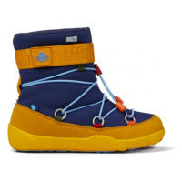 Affenzahn SNOWY WITTY VEGAN SNOWBOOT TUKAN Blue Yellow | Dětské zimní zateplené barefoot boty