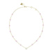 Guess Slušivý pozlacený náhrdelník s jadeitem Natural Stones JUBN03073JWYGLRT/U