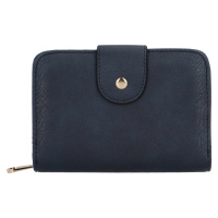 Malá dámská koženková peněženka Bellena, modrá