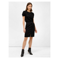 Černá krátká pouzdrová sukně ORSAY