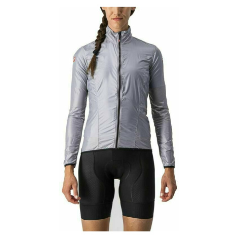 Castelli Aria Shell W Jacket Silver Gray Bunda