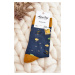 Pánské ponožky s pivními vzory v námořnické modré