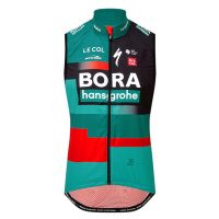 LE COL Cyklistická vesta - BORA HANSGROHE 2023 REPLICA SPORT - černá/zelená/červená