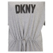DKNY Šaty šedý melír / černá