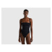 Benetton, One-piece Swimsuit In Econyl® With Draping