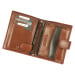Pánská kožená peněženka EL FORREST 507-21 RFID hnědá