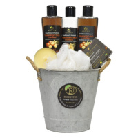 Vivaco Dárkové balení kosmetiky Makadamový ořech s vanilkou na kovovém stojanu