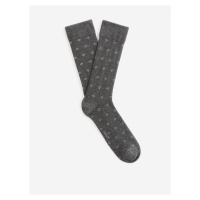 Šedé vzorované ponožky Celio Village