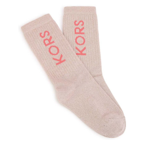 Dětské ponožky Michael Kors růžová barva