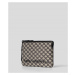 Kabelka karl lagerfeld k/monogram jkrd clutch šedá