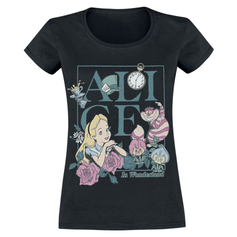 Alice in Wonderland Alice Dámské tričko černá