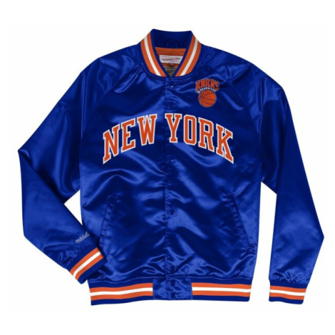 Mitchell & Ness New York Knicks Lightweight Satin Jacket royal