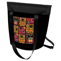 Bertoni Unisex's Backpack/Bag 2in1 Frida Flowers