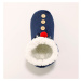 Blancheporte Vysoké domácí boty s hebkou podšívkou námořnická modrá