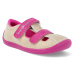 Barefoot dětské sandály 3F - Elf Sandals béžovo-růžové
