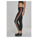 Dámské legíny // Urban Classics Ladies 3-Tone Tape Leggins black/firered/green