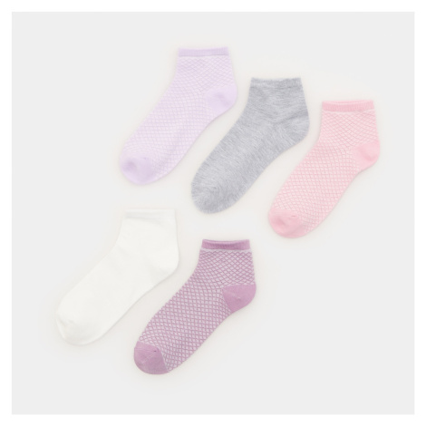 Sinsay - Sada 3 párů vzorovaných ponožek - Vícebarevná
