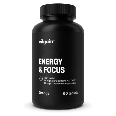 Vilgain Energy & Focus Tabs pomeranč 60 tablet