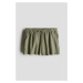 H & M - Natahovací šortky - zelená