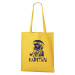 DOBRÝ TRIKO Bavlněná taška s potiskem Kapitán Barva: Žlutá