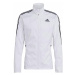 Běžecká bunda adidas Marathon 3 Stripes Bílá / Černá