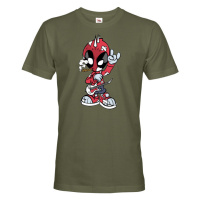 Pánské tričko Rockový Deadpool -  tričko pro milovníky humoru a filmů