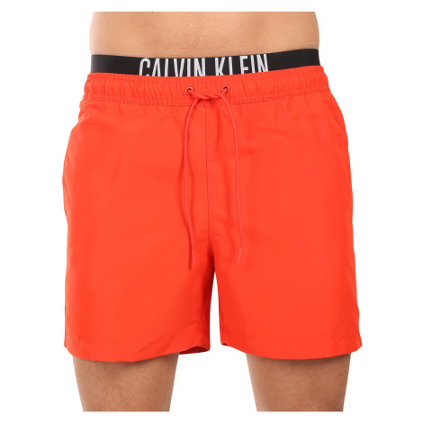 Pánské plavky Calvin Klein červené (KM0KM01093-XM8)