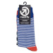 Meatfly ponožky Lexy Triple Pack Stripes | Mnohobarevná