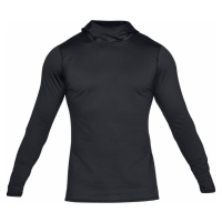 Pánské triko Under Armour Fitted CG Hoodie Black/Charcoal