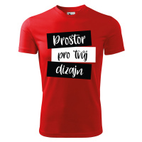 MMO Pánské sportovní tričko s vlastním potiskem Barva: Červená