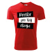 MMO Pánské sportovní tričko s vlastním potiskem Barva: Červená
