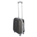 Malý příruční cestovní plastový kufr Sonrado, tmavě šedá