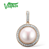 Elegantní přívěsek s perlou a diamanty Listese