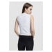 Dámské tričko do pásu // Urban classics Ladies Space Dye Top wht/blk