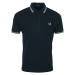 Fred Perry Twin Tipped Shirt Modrá