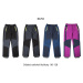 Chlapecké softshellové kalhoty, zateplené - Wolf B2296, šedá/ černá kolena Barva: Šedá