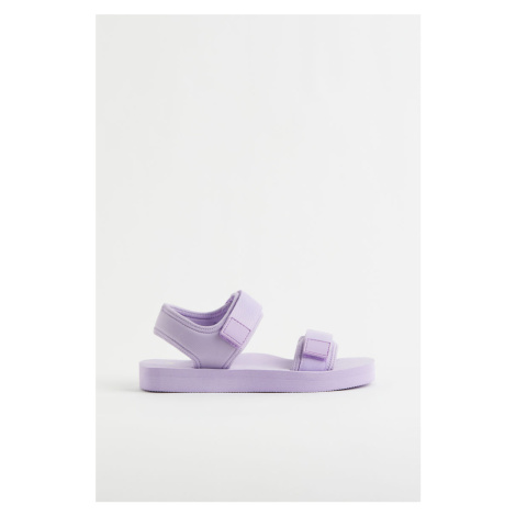 H & M - Sandály z neoprenu - fialová H&M