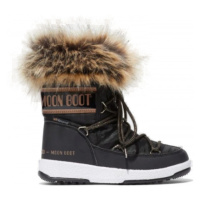 MOON BOOT-Monaco Low WP JR black/copper Černá