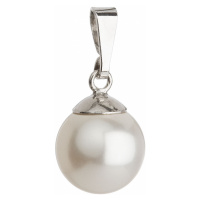 Evolution Group Stříbrný přívěsek s bílou kulatou perlou 34150.1