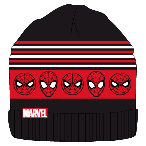 Spider Man - licence Chlapecká zimní čepice - Spider-Man 52391380, černá Barva: Černá
