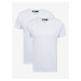 Sada dvou bílých pánských basic triček KARL LAGERFELD