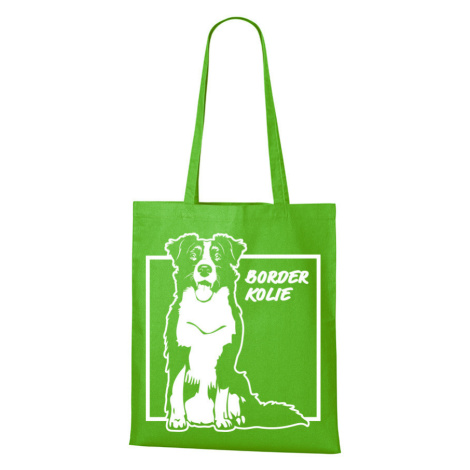 Plátěná taška s potiskem Border kolie - skvělý dárek pro milovníky psů BezvaTriko