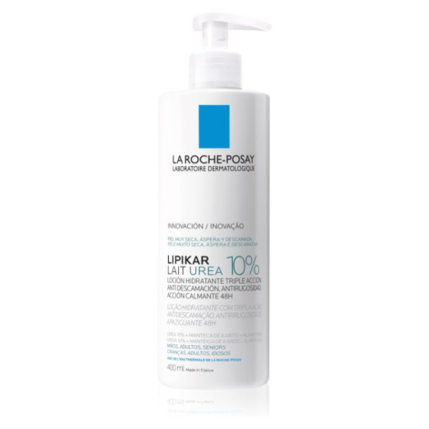 La Roche-Posay Lipikar Lait Urea 10% zklidňující tělové mléko pro velmi suchou pokožku 400 ml