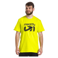 Meatfly pánské tričko Podium Safety Yellow | Žlutá