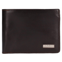 Pánská kožená peněženka Lagen Cédric - tmavě hnědá