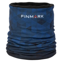 Finmark FSW-212 Multifunkční šátek s fleecem, tmavě modrá, velikost