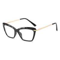 VeyRey Brýle s čirými skly hranaté Verity černé